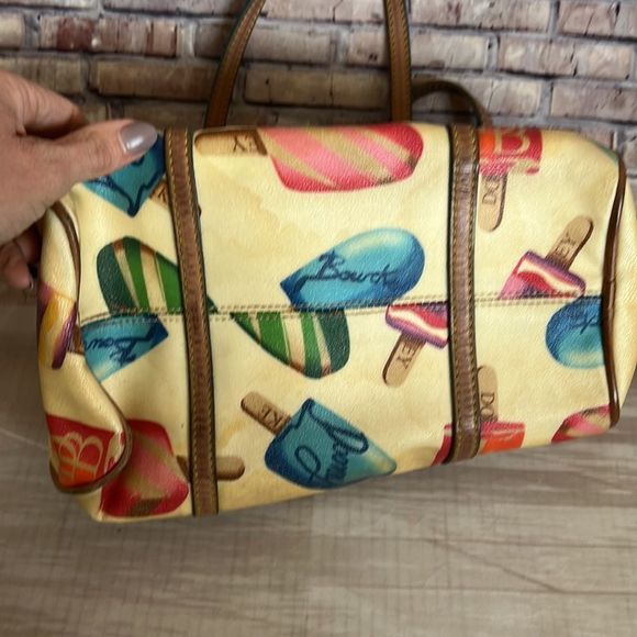 Vintage Dooney & Bourke Wristlet & Duffle Purse BUNDLE Popsicles - Picture 7 of 8